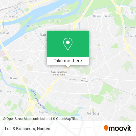 Les 3 Brasseurs map