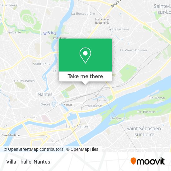 Villa Thalie map