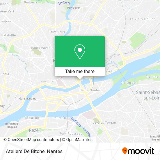 Mapa Ateliers De Bitche