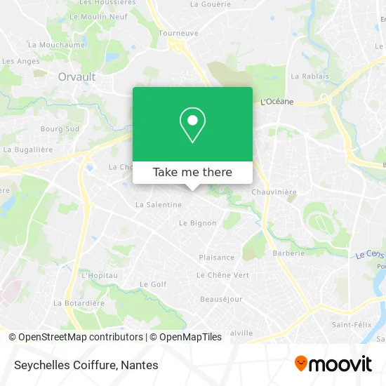 Seychelles Coiffure map