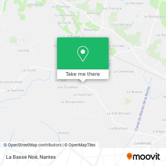 La Basse Noë map