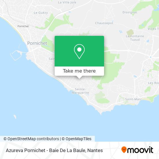 Azureva Pornichet - Baie De La Baule map