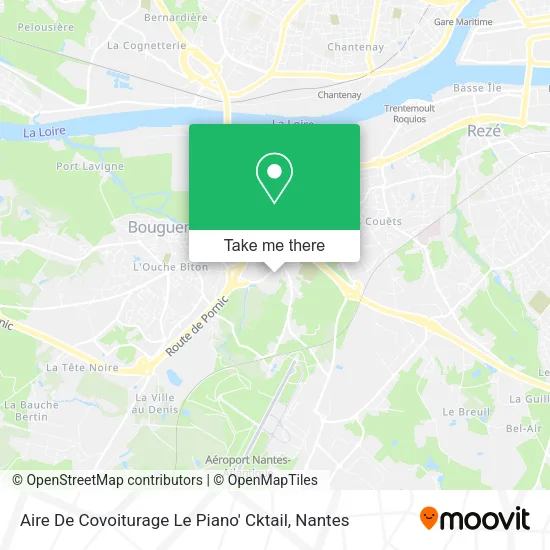 Mapa Aire De Covoiturage Le Piano' Cktail