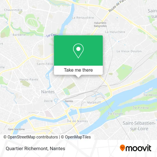 Quartier Richemont map