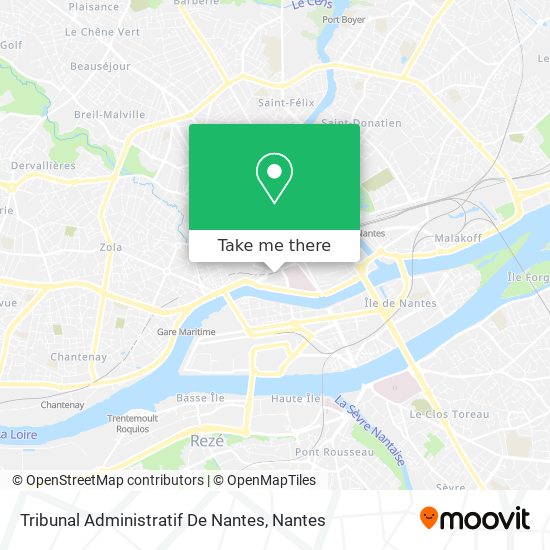 Mapa Tribunal Administratif De Nantes