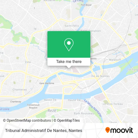 Tribunal Administratif De Nantes map