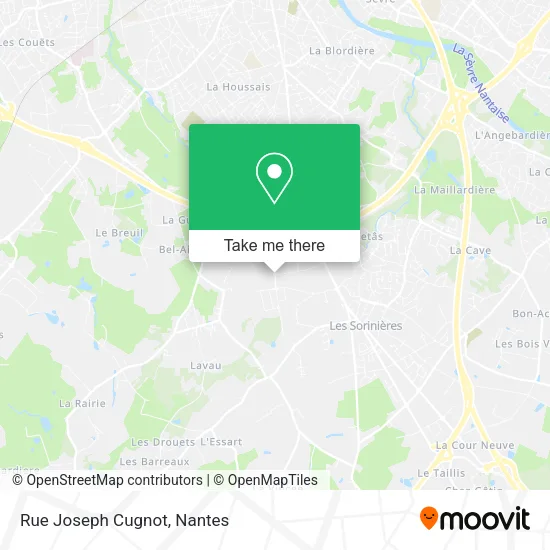 Rue Joseph Cugnot map