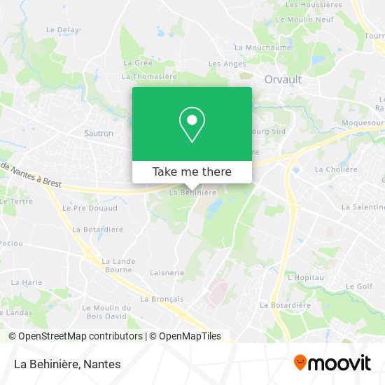 La Behinière map