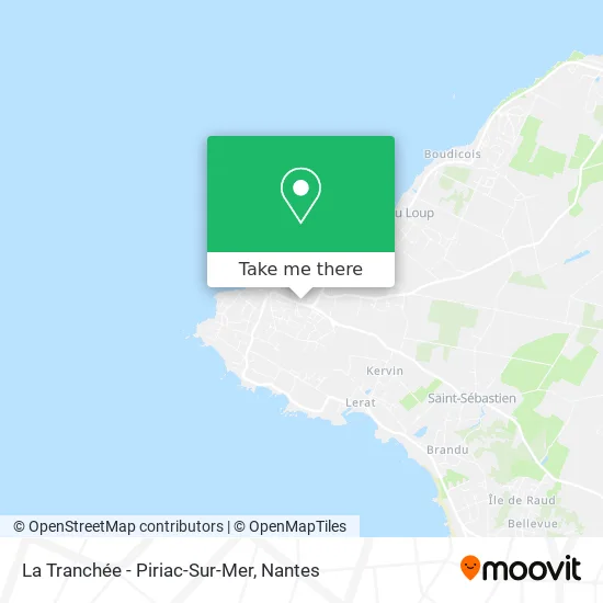 La Tranchée - Piriac-Sur-Mer map