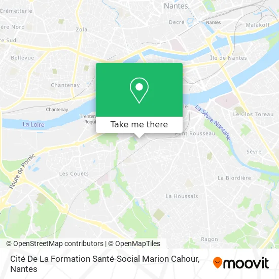 Cité De La Formation Santé-Social Marion Cahour map