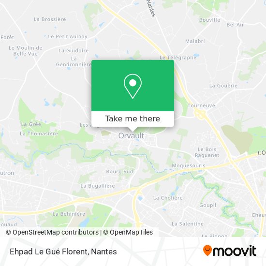 Ehpad Le Gué Florent map