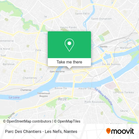Parc Des Chantiers - Les Nefs map