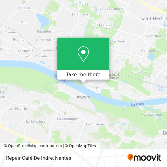 Mapa Repair Café De Indre