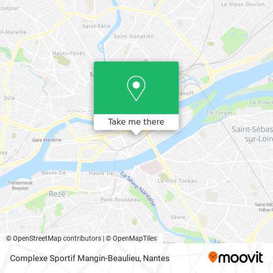 Complexe Sportif Mangin-Beaulieu map