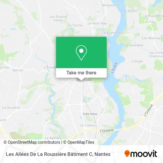 Les Allées De La Roussière Bâtiment C map