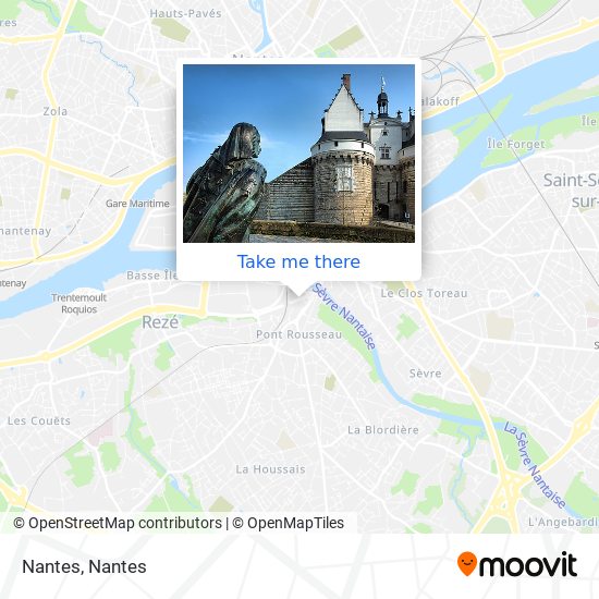 Mapa Nantes