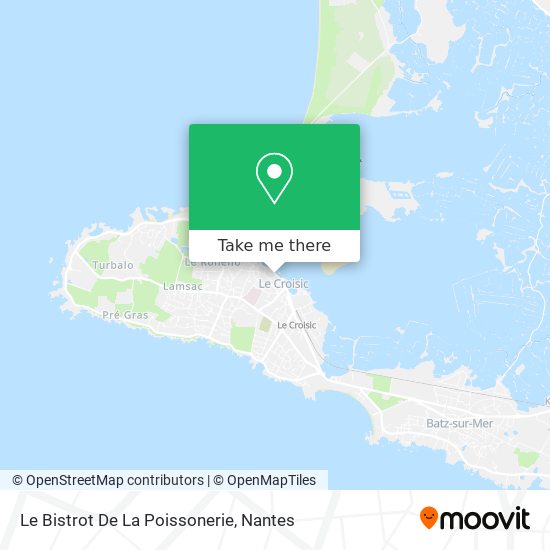 Mapa Le Bistrot De La Poissonerie