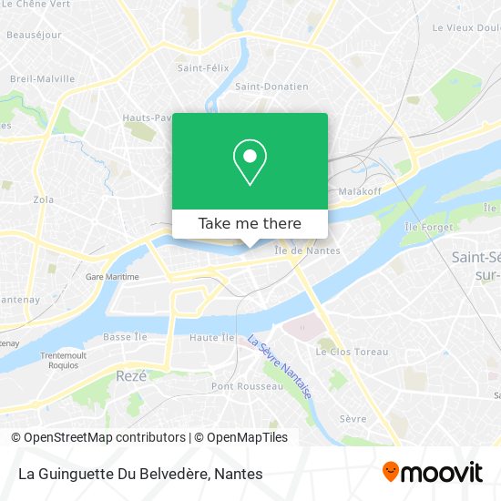 La Guinguette Du Belvedère map
