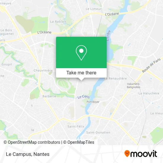 Le Campus map