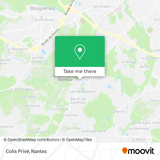 Mapa Colis Privé
