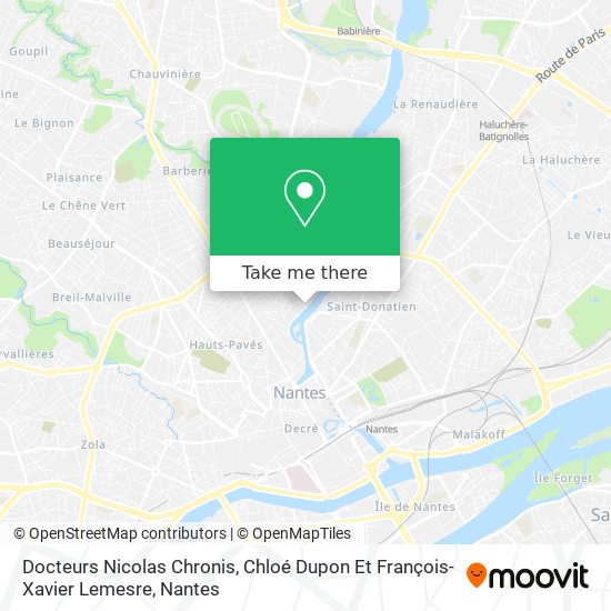 Docteurs Nicolas Chronis, Chloé Dupon Et François-Xavier Lemesre map