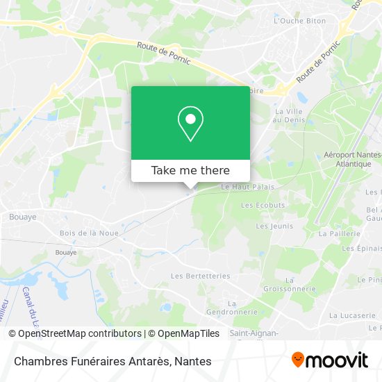 Chambres Funéraires Antarès map