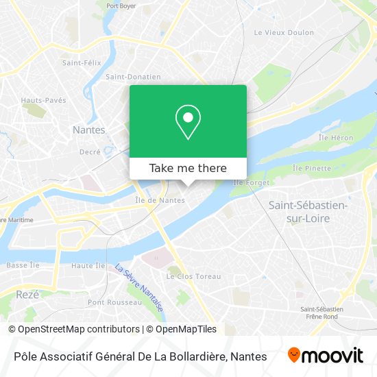 Pôle Associatif Général De La Bollardière map
