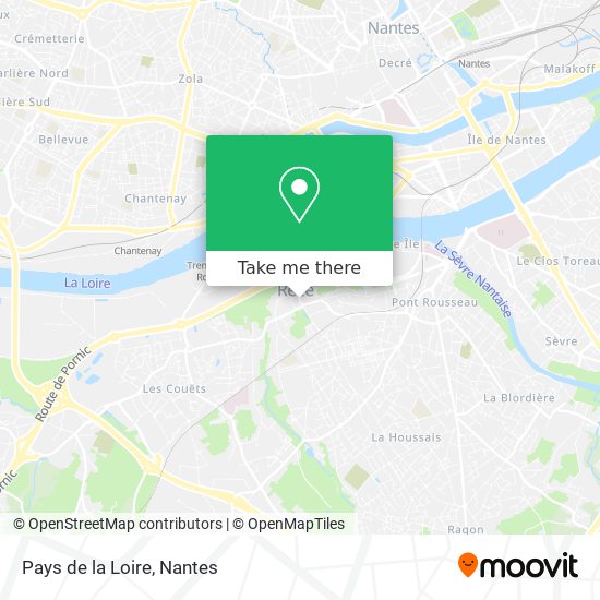 Pays de la Loire map