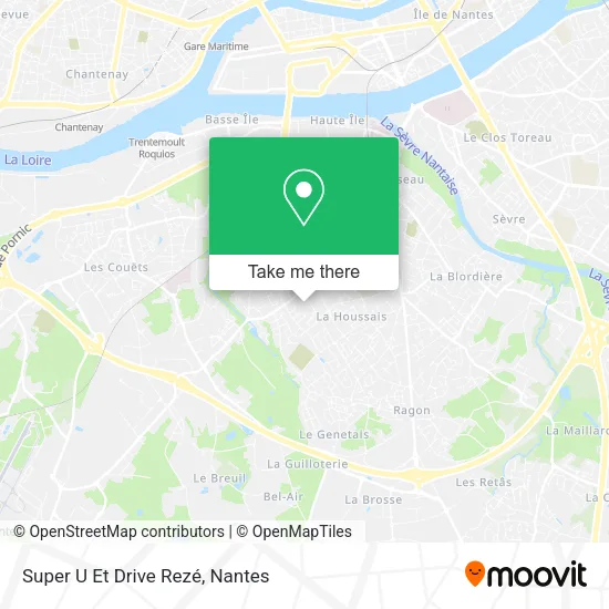Super U Et Drive Rezé map