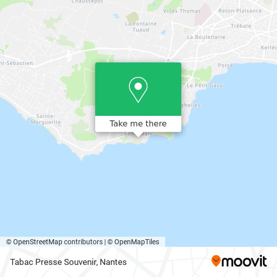 Tabac Presse Souvenir map