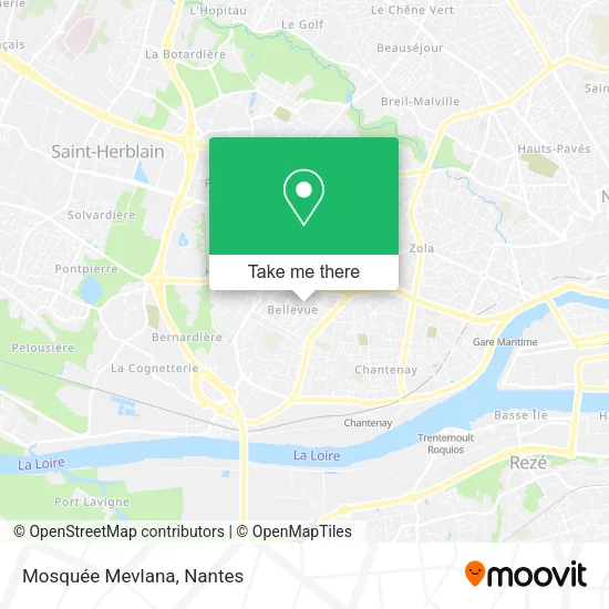 Mosquée Mevlana map