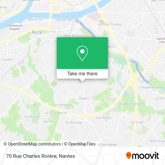 Mapa 70 Rue Charles Rivière