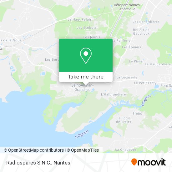 Radiospares S.N.C. map