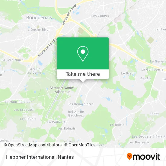 Heppner International map