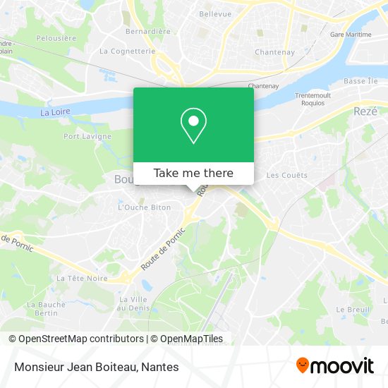Mapa Monsieur Jean Boiteau