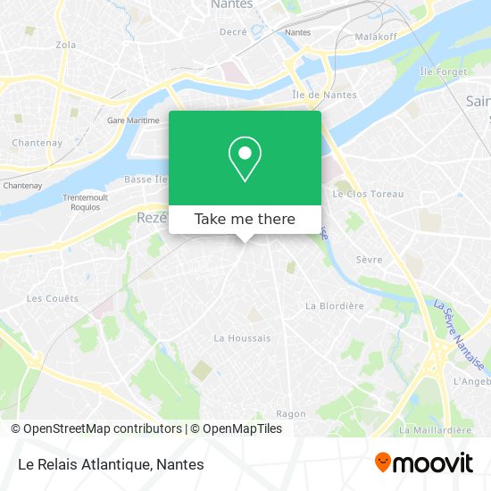 Le Relais Atlantique map