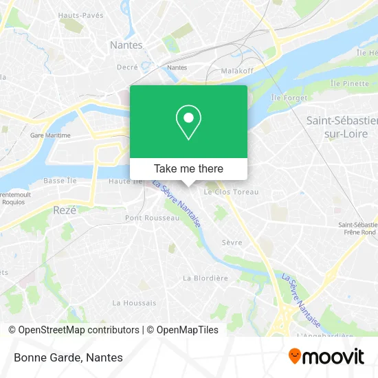 Mapa Bonne Garde