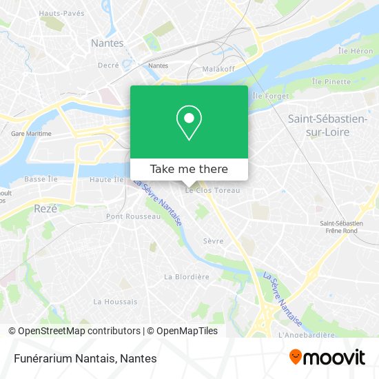 Funérarium Nantais map