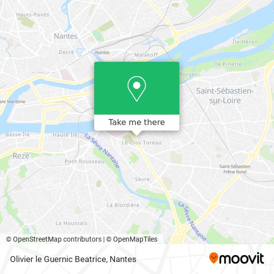 Olivier le Guernic Beatrice map