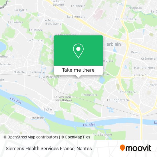 Mapa Siemens Health Services France