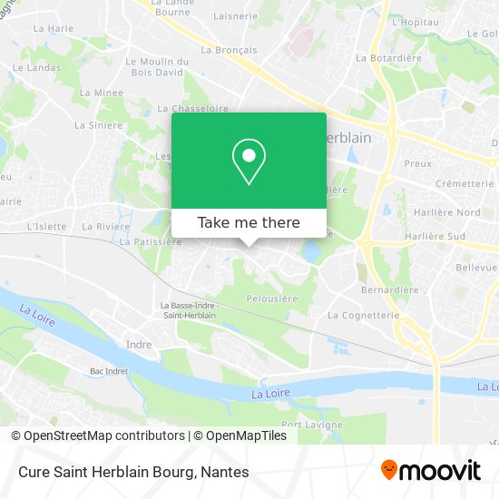 Cure Saint Herblain Bourg map