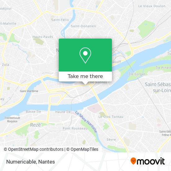 Numericable map