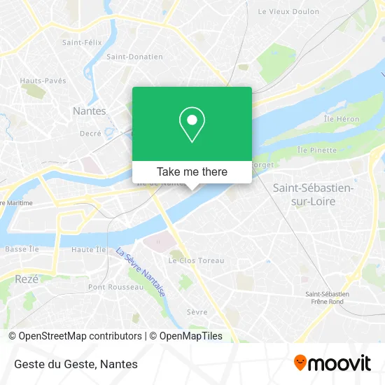 Mapa Geste du Geste