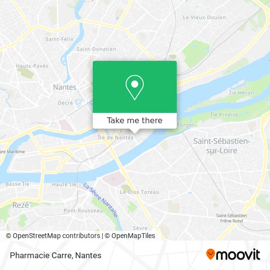 Mapa Pharmacie Carre