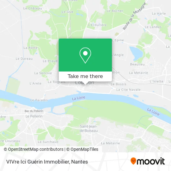 VIVre Ici Guérin Immobilier map