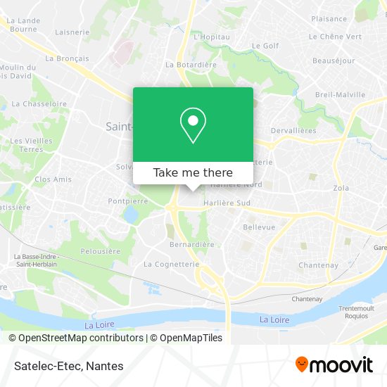 Satelec-Etec map