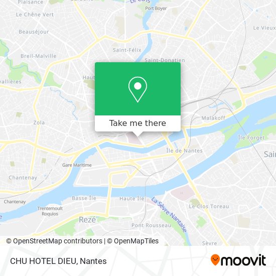 CHU HOTEL DIEU map