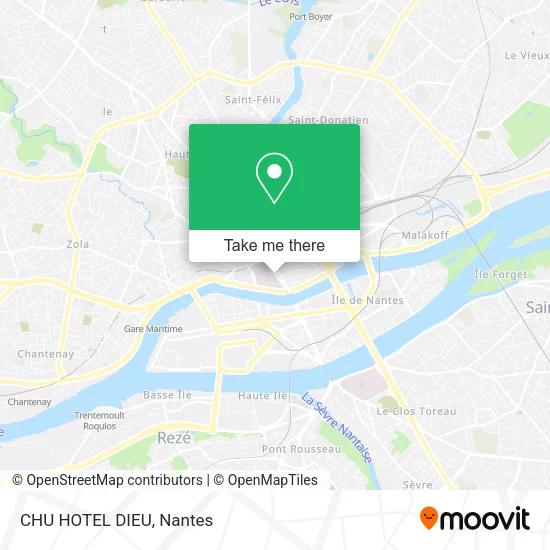 CHU HOTEL DIEU map