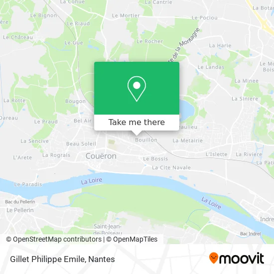 Gillet Philippe Emile map