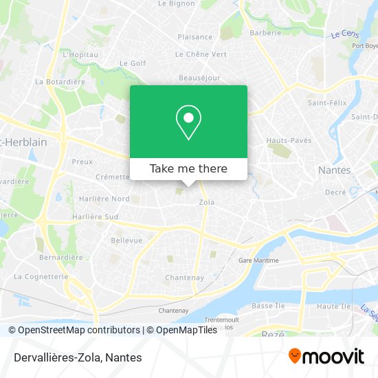 Dervallières-Zola map